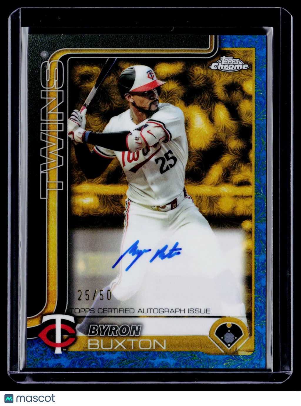 2025 Topps Chrome Gilded Byron Buxton Auto 25/50
