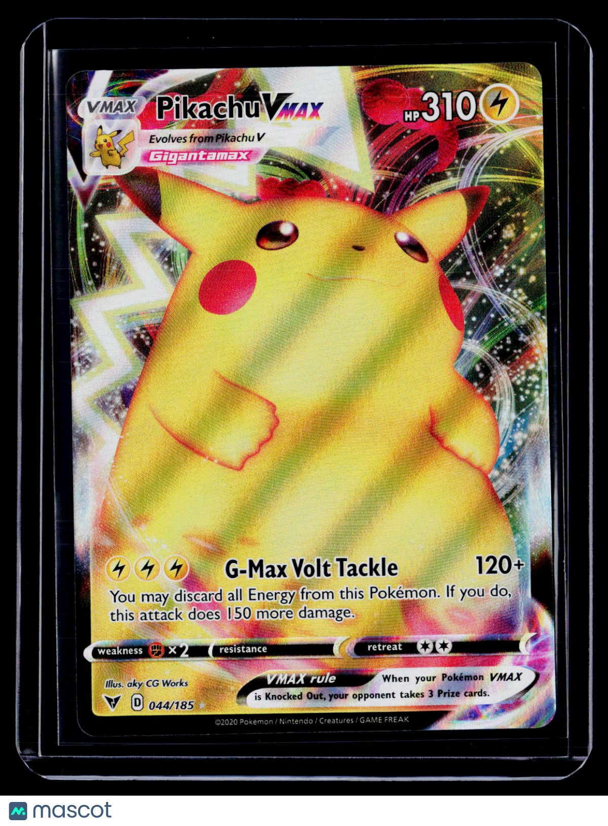 Pokemon Pikachu V Max 044 185