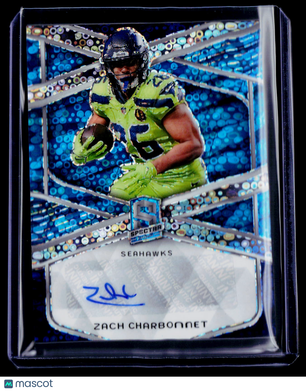 2024 Spectra Zach Charbonnet Neon Blue Auto 18/50