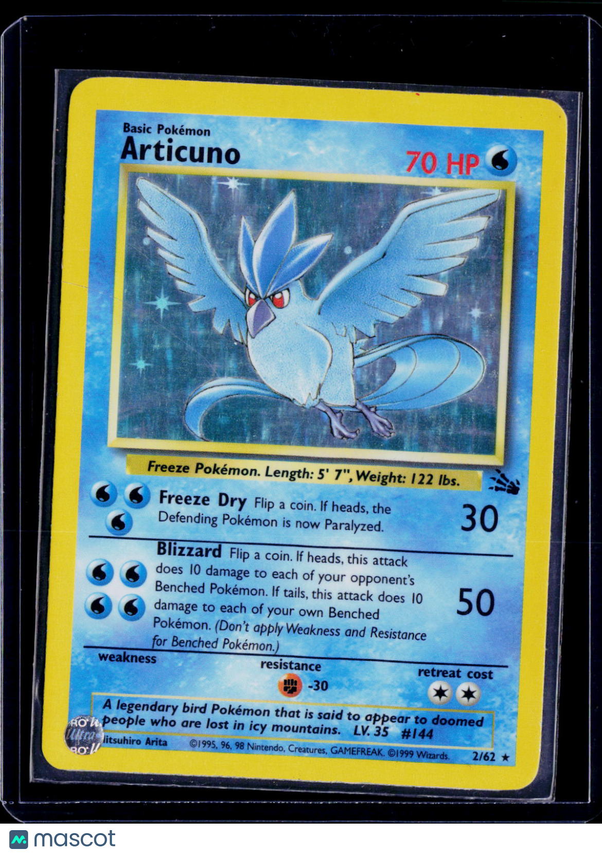 Articuno Holo 2/62