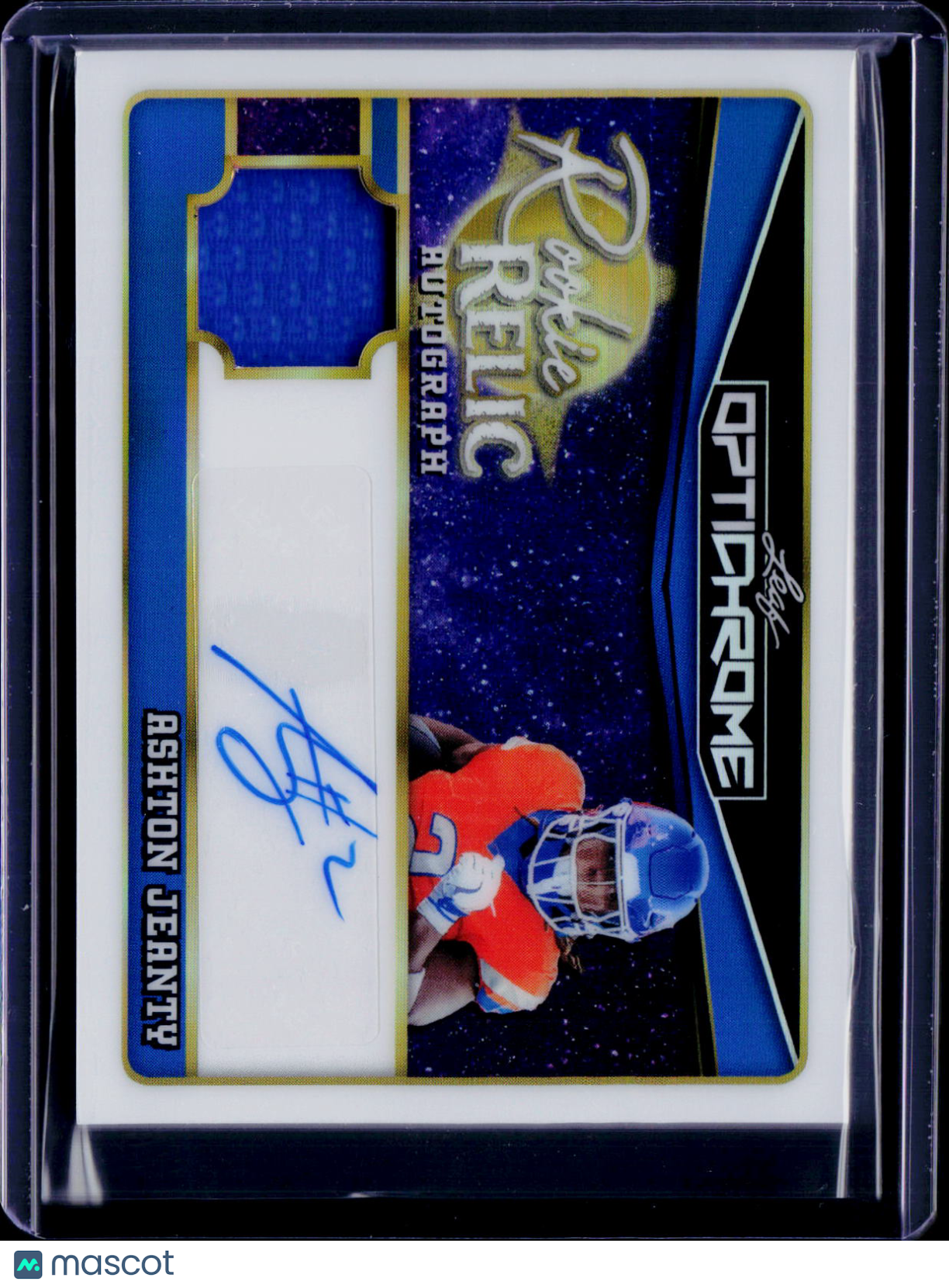2025 Leaf Optichrome Ashton Jeanty Rookie Relic Autograph /3