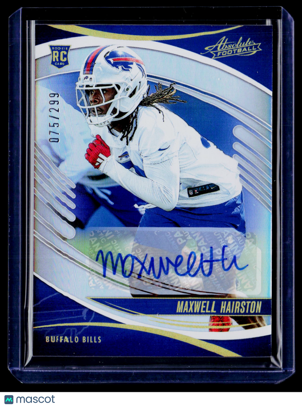 2025 Absolute Maxwell Hairston Rookie Auto 75/299 RC