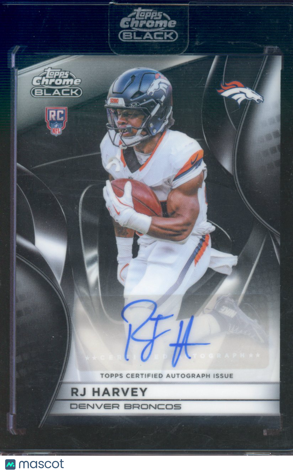 2025 Topps Chrome Black RJ Harvey Rookie Auto RC