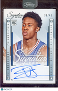 2025-26 Signature Series VJ Edgecombe Rookie Auto 30/49 RC