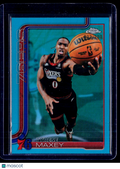 2025 Topps Chrome Update Tyrese Maxey Aqua Refractor 207/299