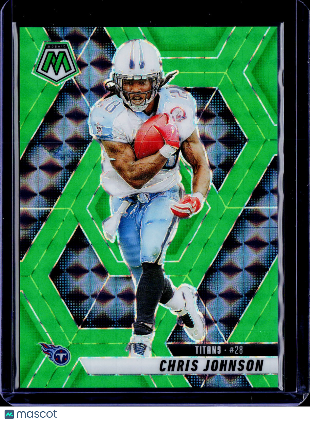 2025 Mosaic Chris Johnson Green Fluorescent 07/10