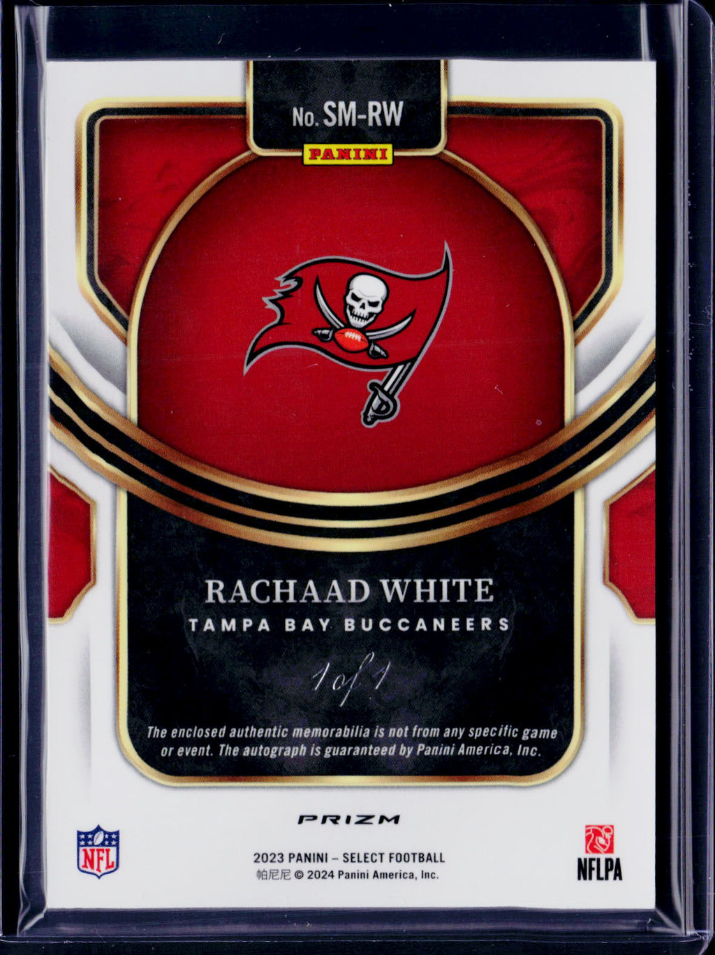2023 Select Rachaad White Signature Materials 1/1