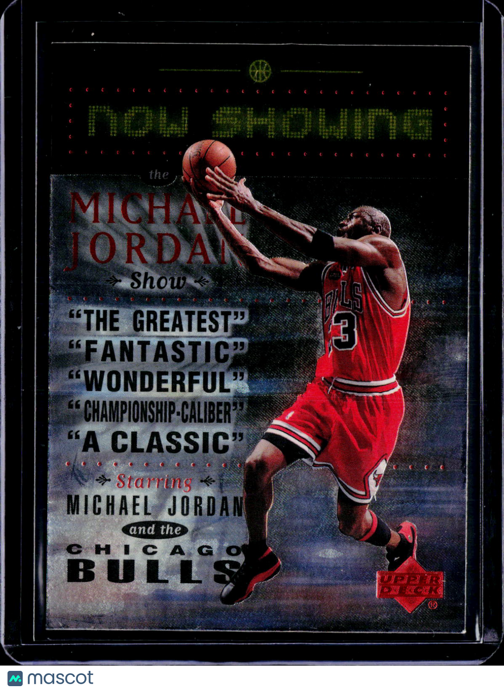 1999 Upper Deck Michael Jordan Now Showing