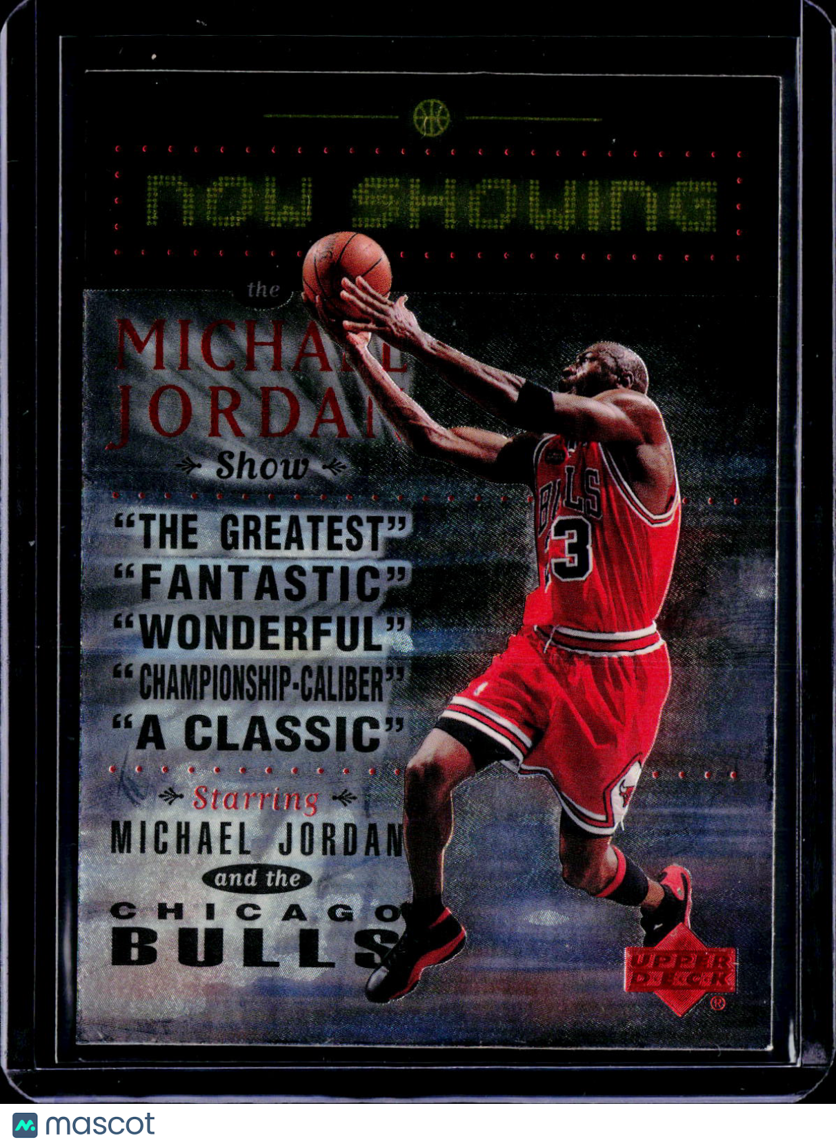 1999 Upper Deck Michael Jordan Now Showing