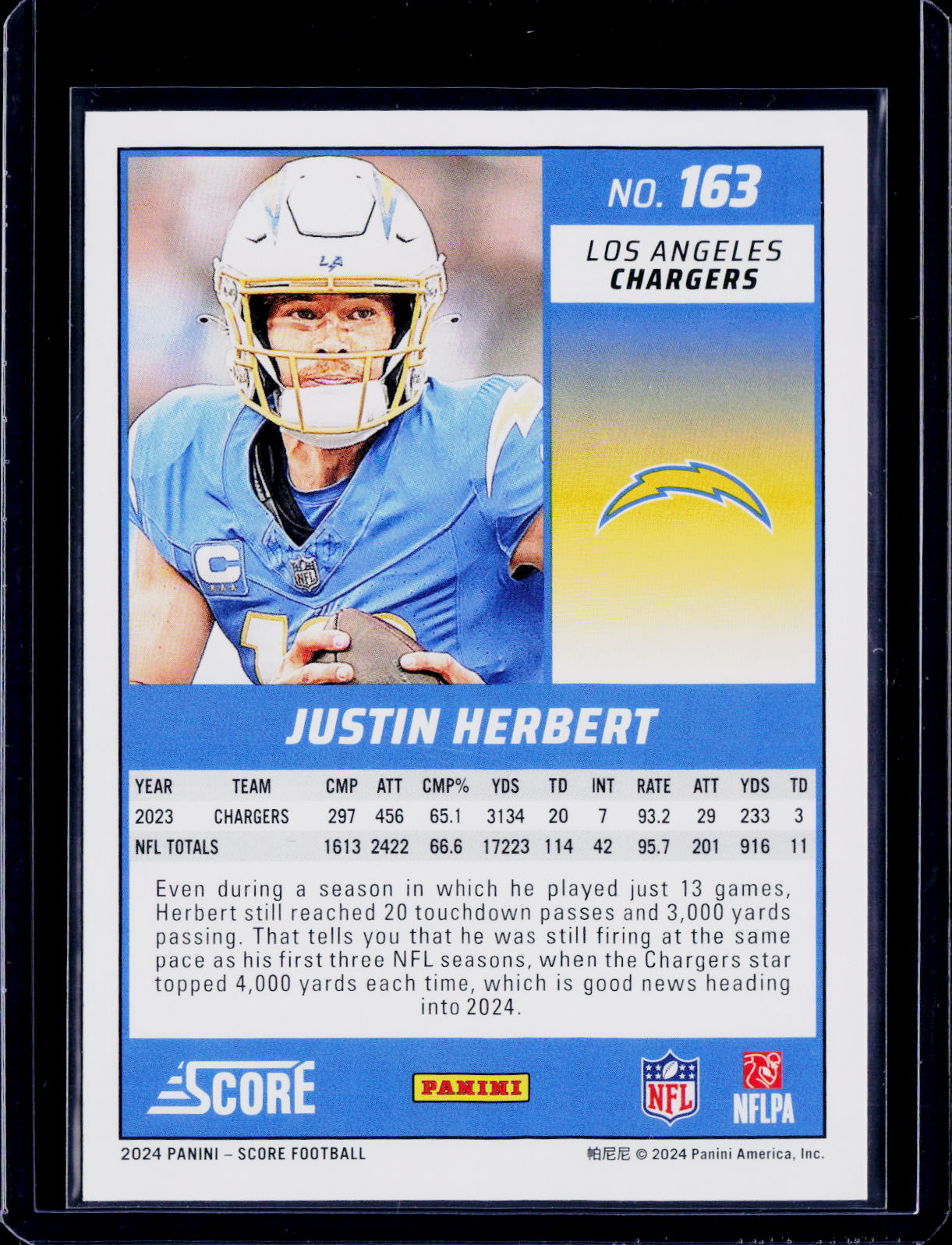 2024 Score Justin Herbert Extraterrestrial