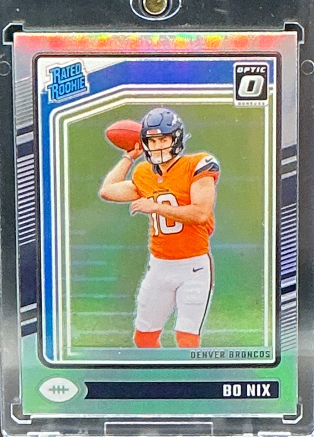 2024 Optic Bo Nix Rated Rookie Silver