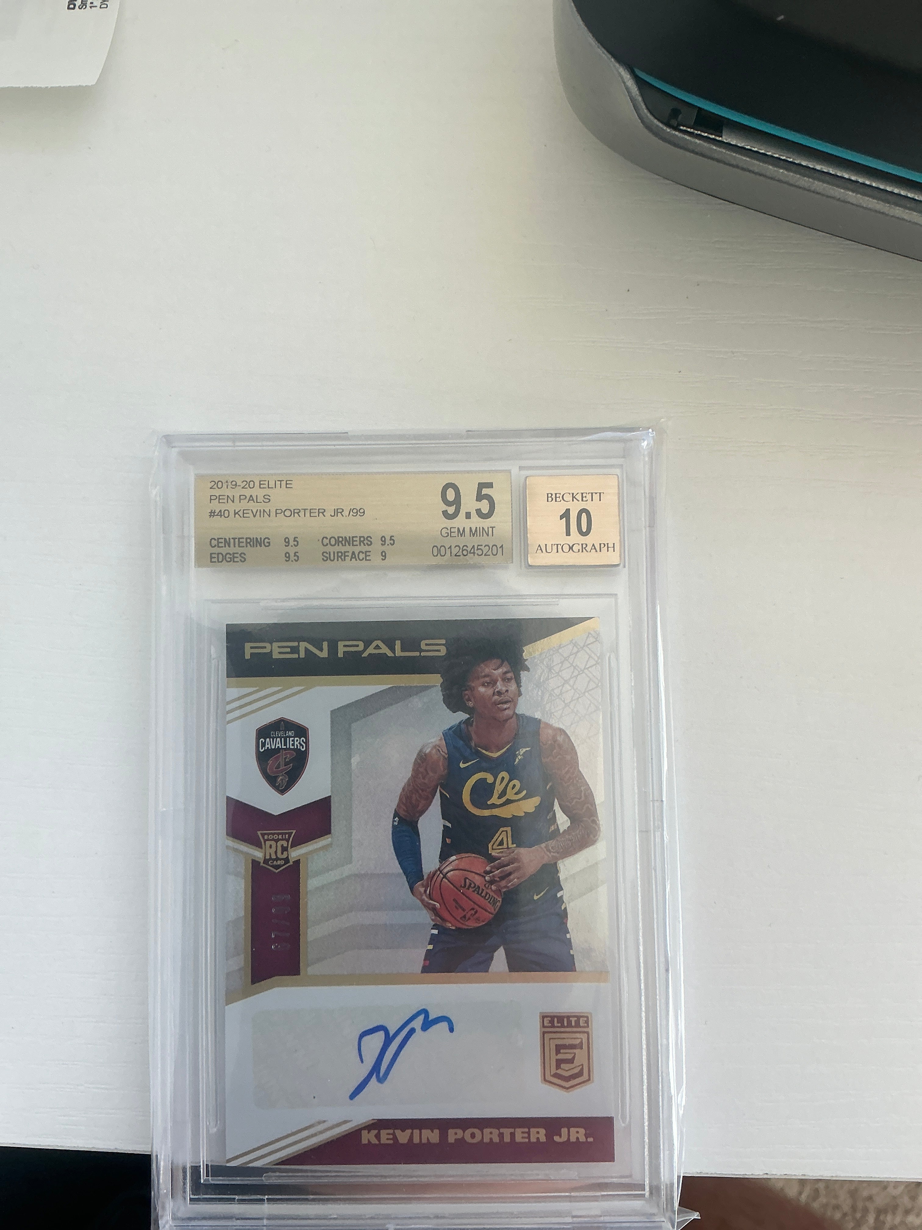 2019-20 Elite Kevin Porter Jr. Pen Pals