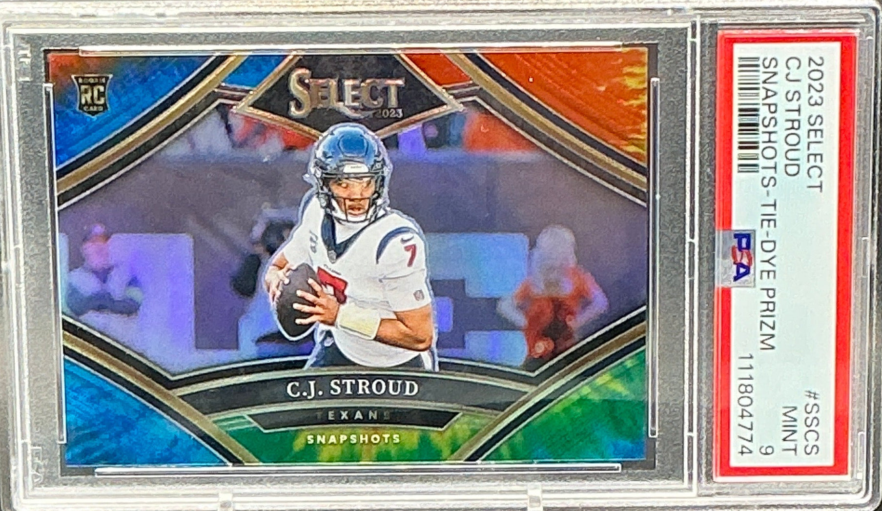 2023 Select CJ Stroud RC Snapshot Tye-dye PSA 9 - 13/25
