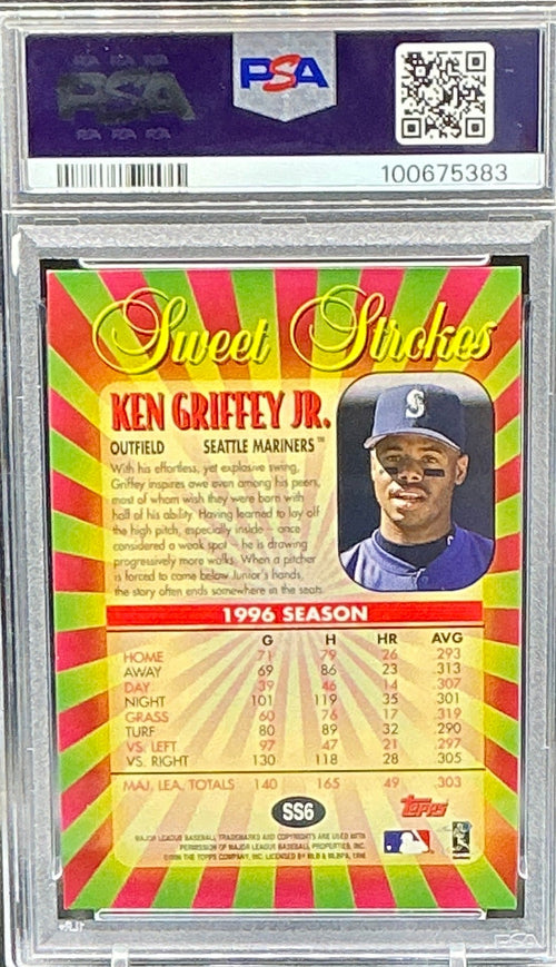 1997 Topps Ken Griffey Jr. Sweet Strokes PSA 7