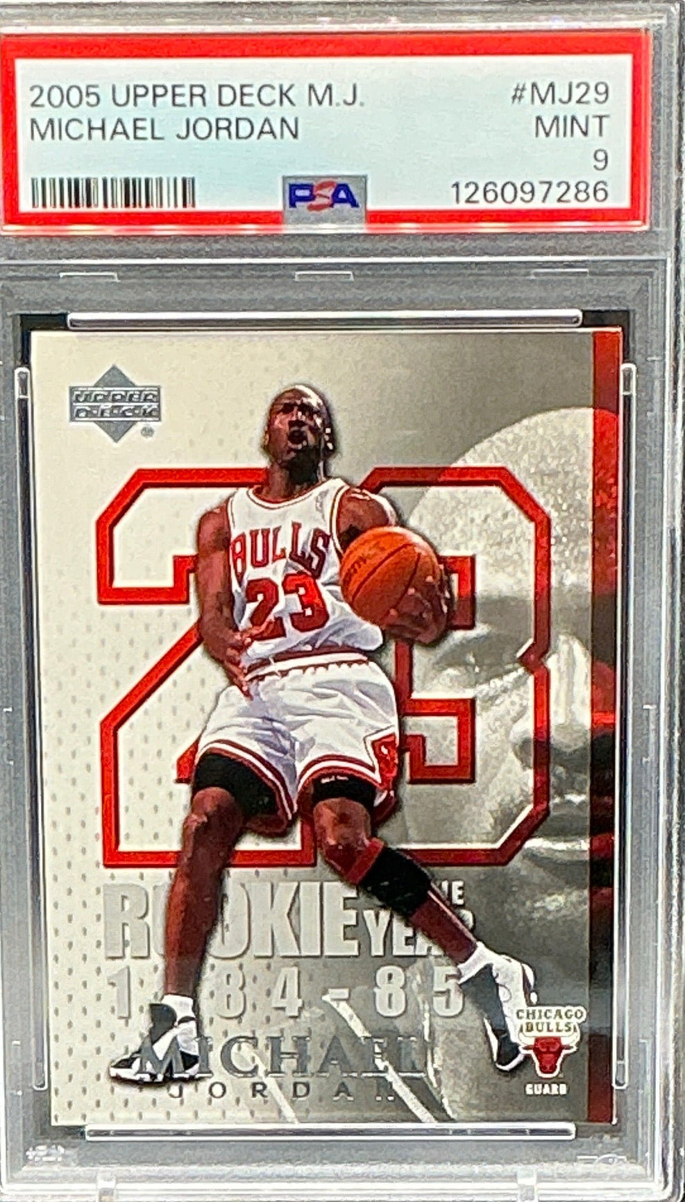 2005 Upper Deck Michael Jordan ROY 84-85
