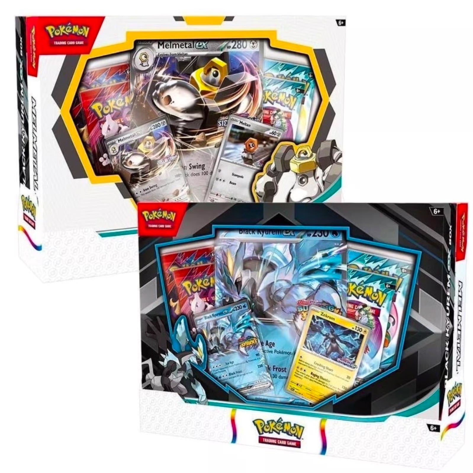 Black Kyurem Ex Box and Melmetal Ex Box Bundle