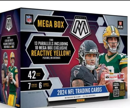 2024 Mosaic Mega Box Reactive Yellow
