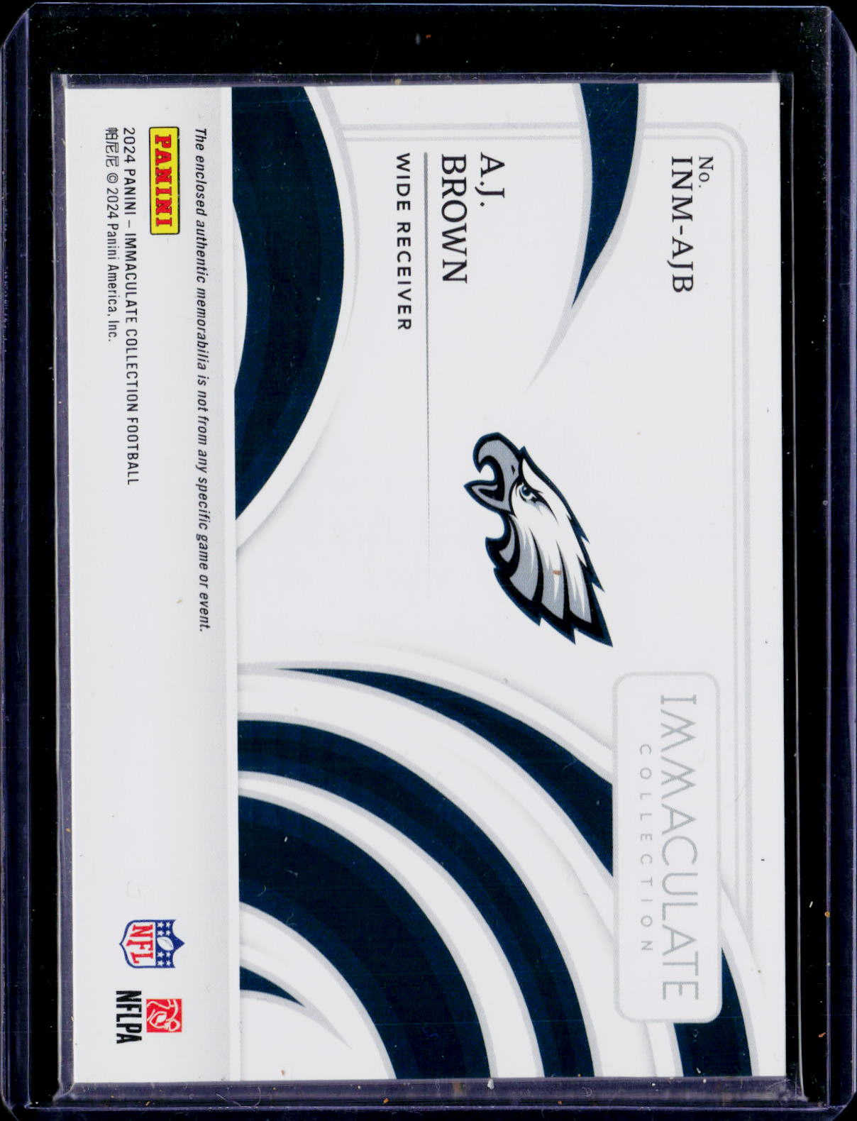 2024 Immaculate Collection A.J. Brown Patch /99