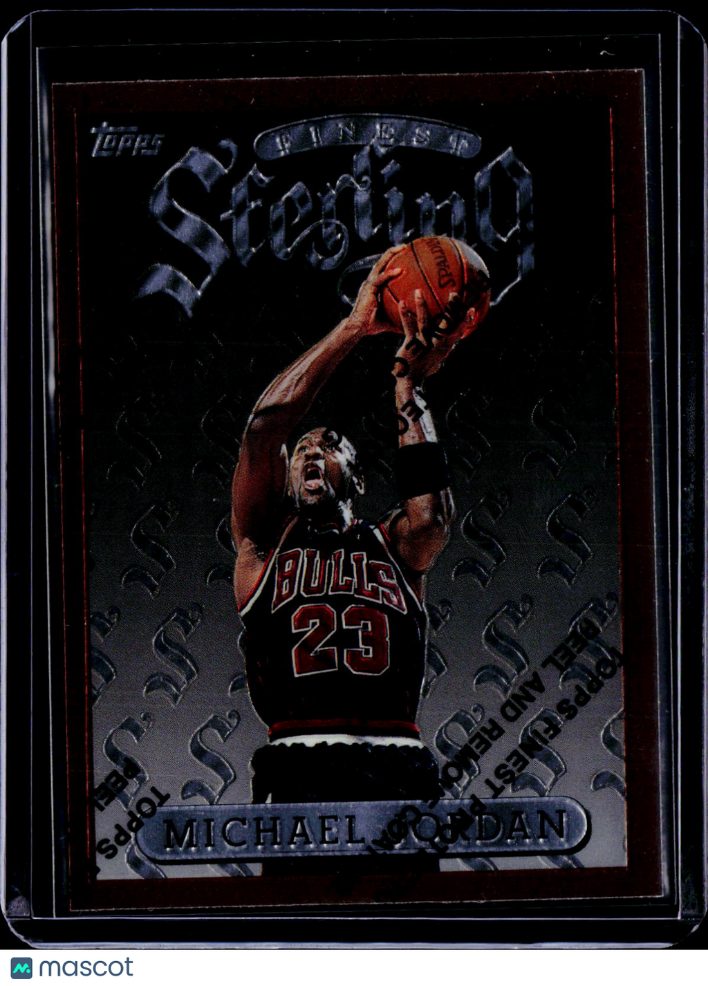 1996 Topps Finest Michael Jordan Sterling W/ Coating