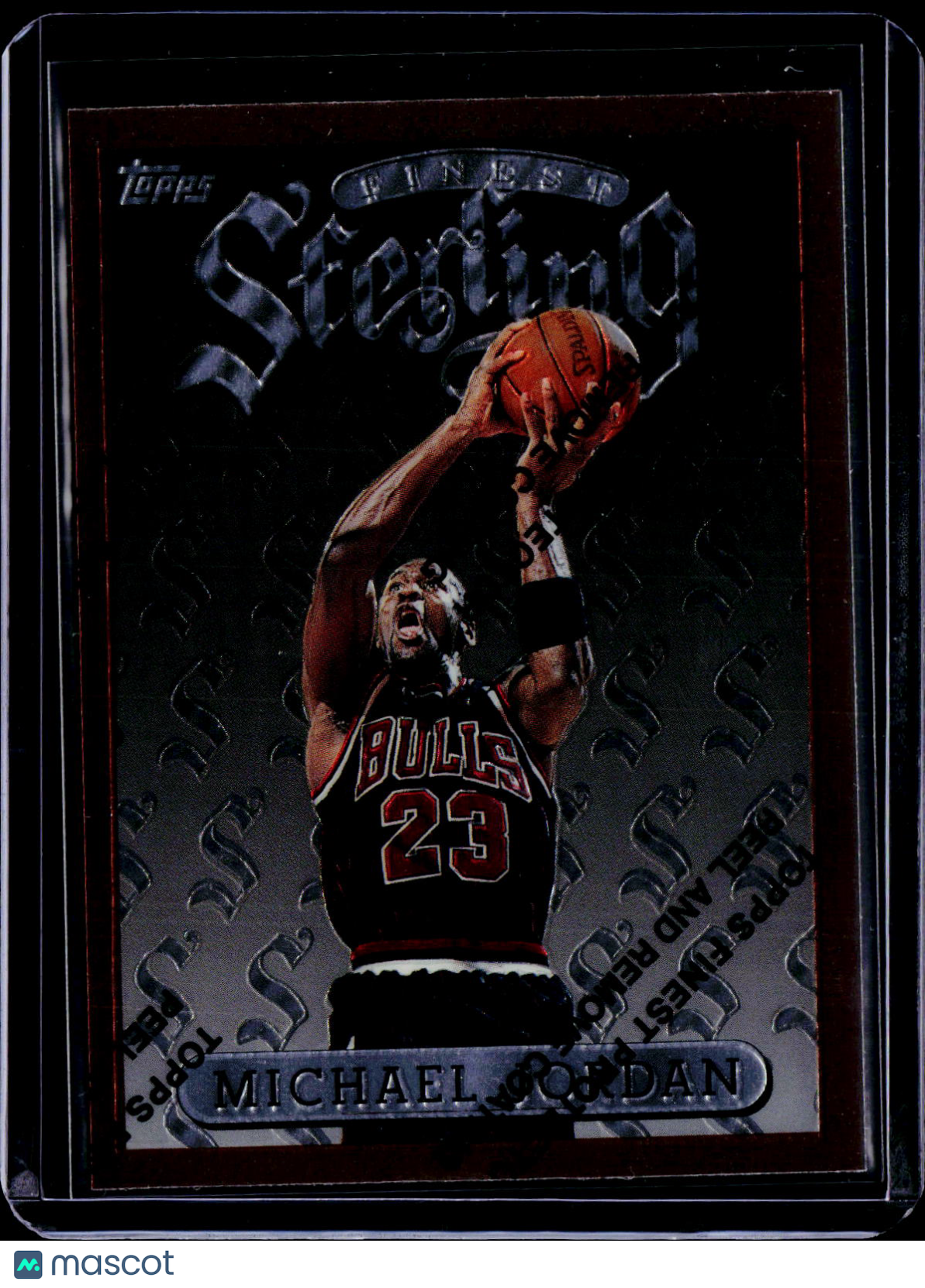 1996 Topps Finest Michael Jordan Sterling W/ Coating