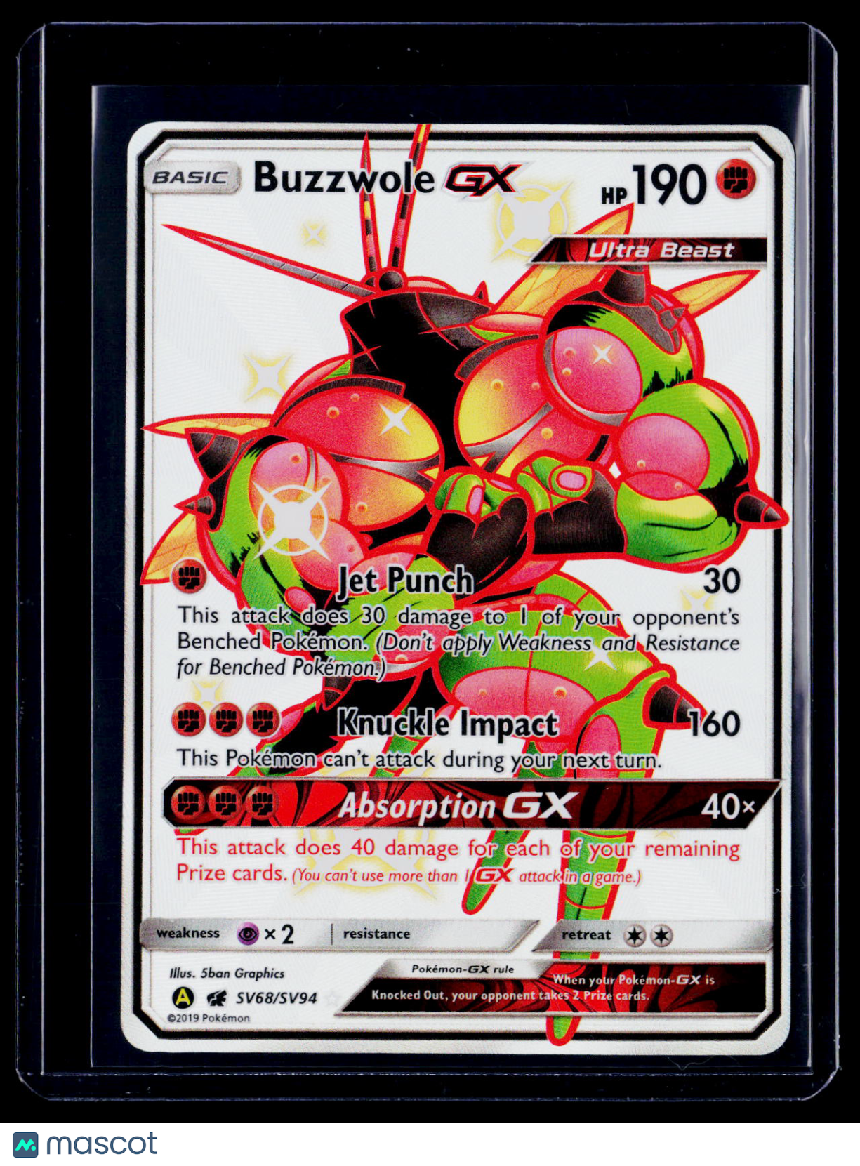 Buzzwole Gx Shining Fates