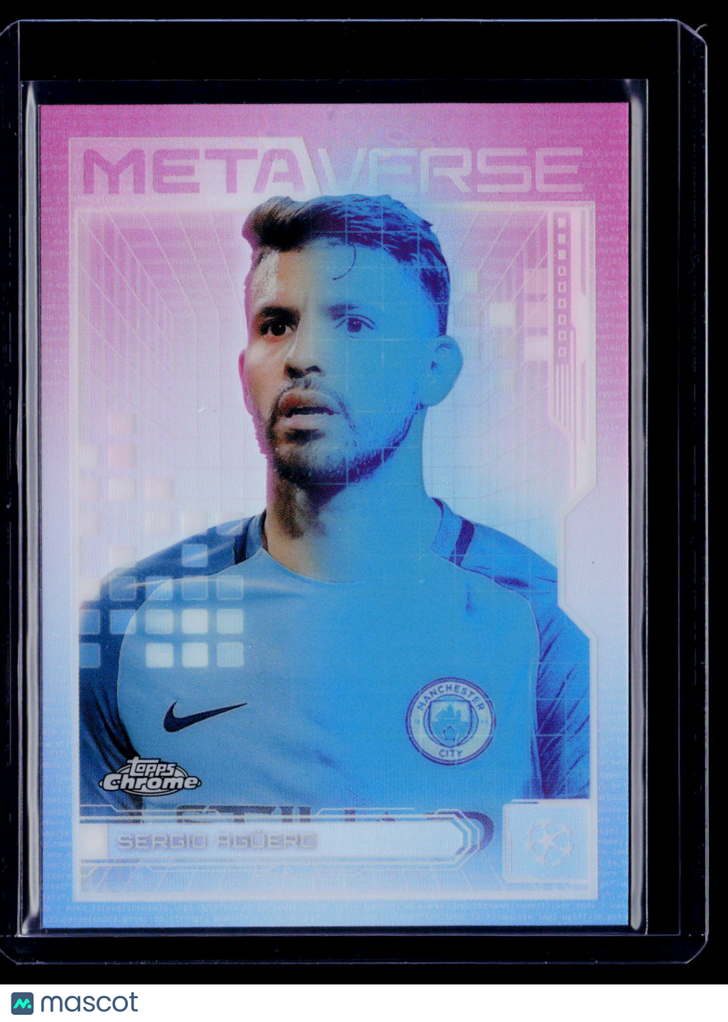 2025-26 Topps Chrome UEFA Sergio Aguero Metaverse Case Hit