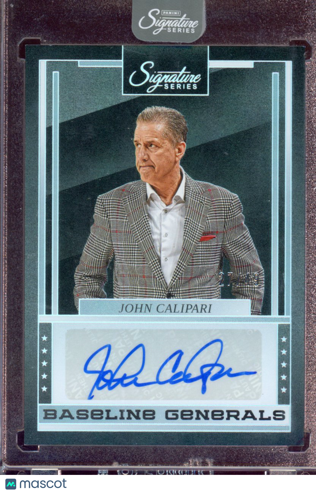 2025-26 Signature Series John Calipari Auto 27/49