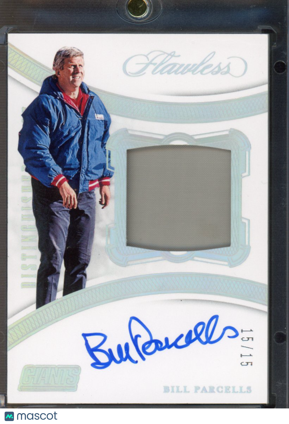 2020 Flawless Bill Parcells Distinguished Patch Auto 15/15