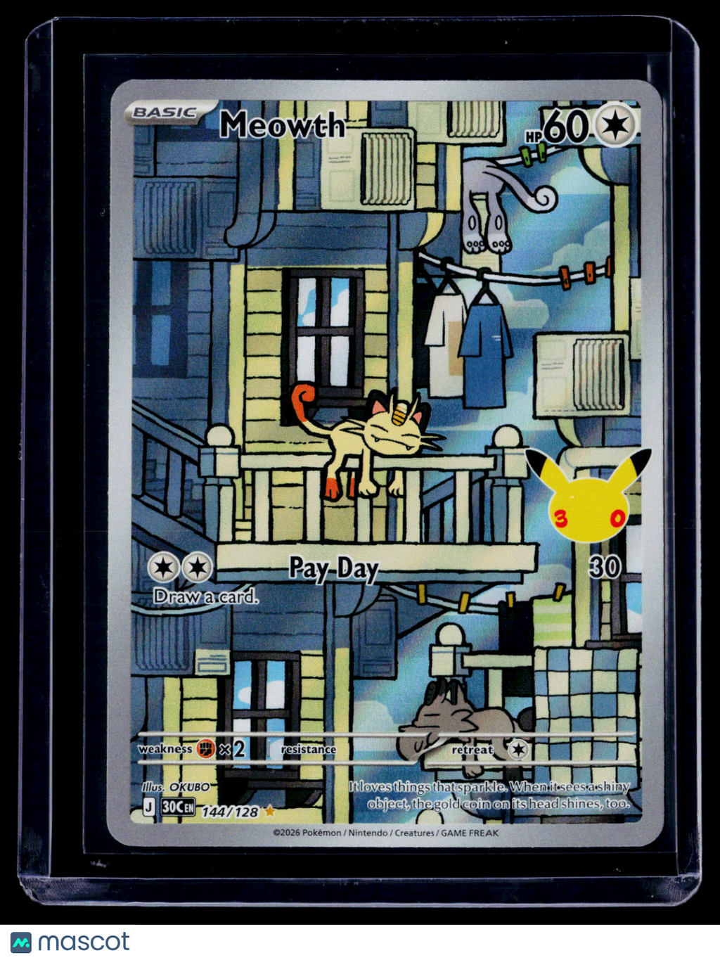 Pokemon Meowth 144 128