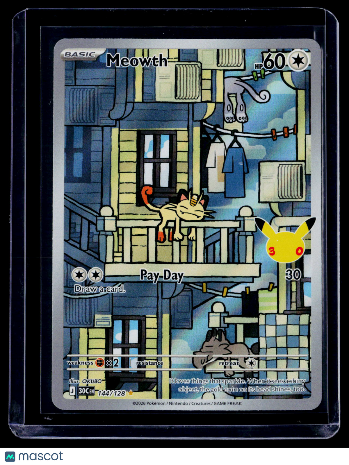 Pokemon Meowth 144 128
