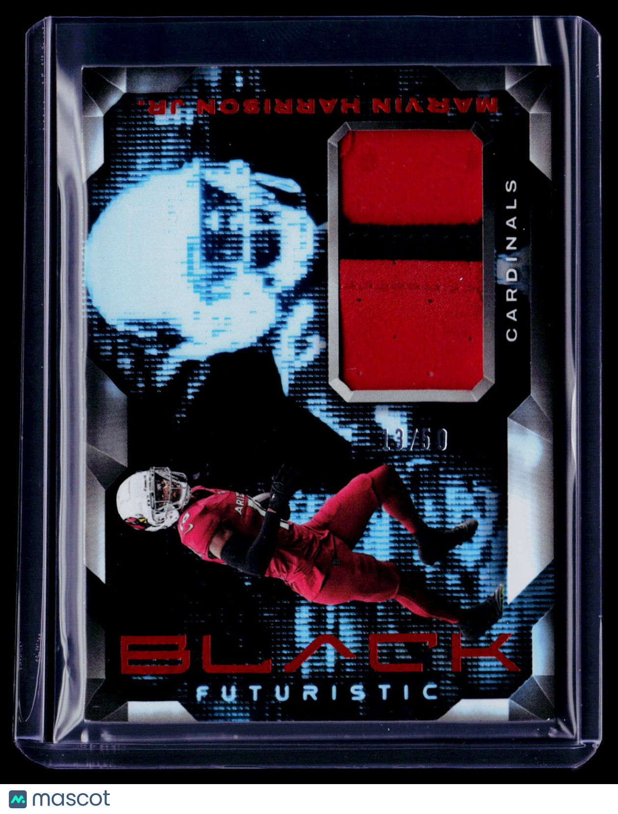 2024 Black Marvin Harison Jr. Futuristic Patch 13/50