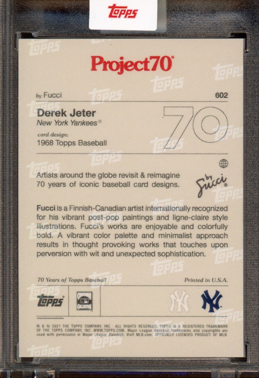 2021 Topps Project 70 Derek Jeter Fucci 602