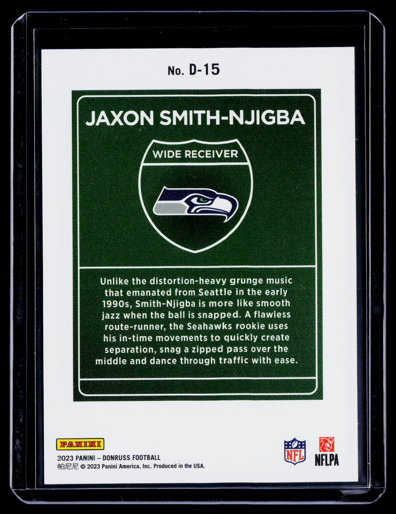 2023 Donruss Jaxon Smith-Njigba Rookie Downtown RC