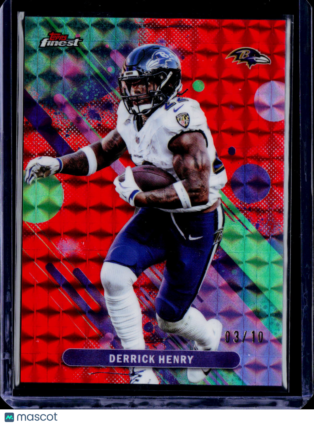 2025 Topps Finest Derrick Henry Red Geometric /10