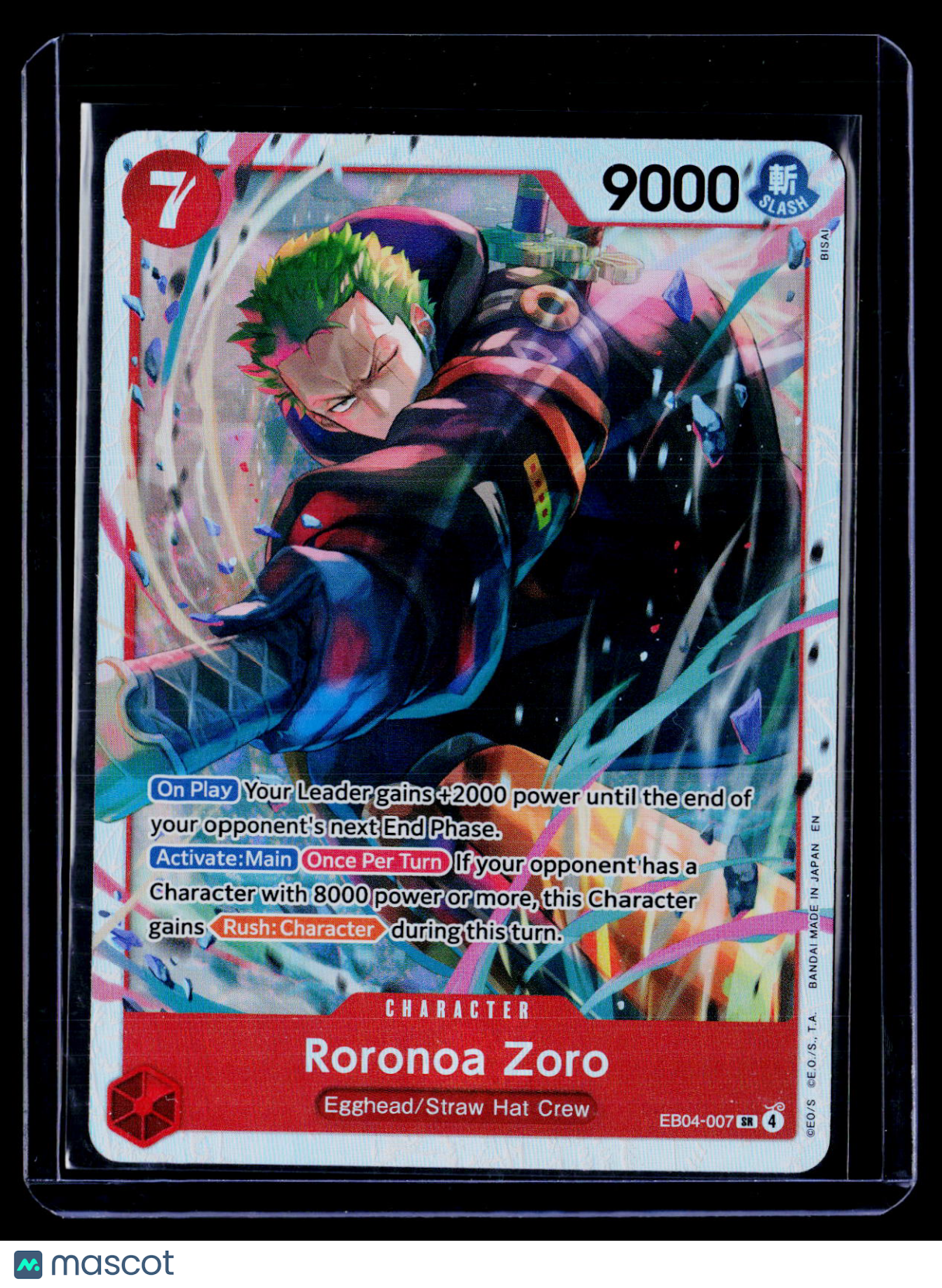 One Piece Roronoa Zoro SR EB04-007