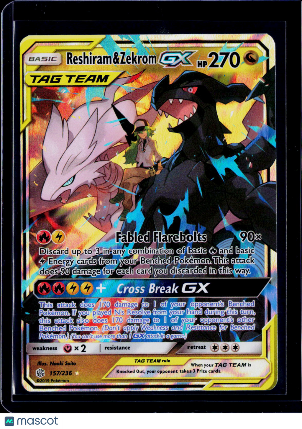 Reshiram & Zekrom GX 157/236