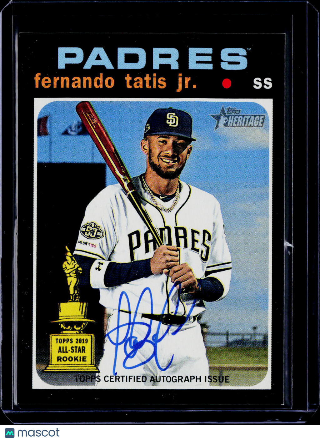 2020 Topps Heritage Fernando Tatis Jr. Real One Auto