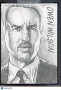 2024 Hit Parade Owen Wilson Sketch Card