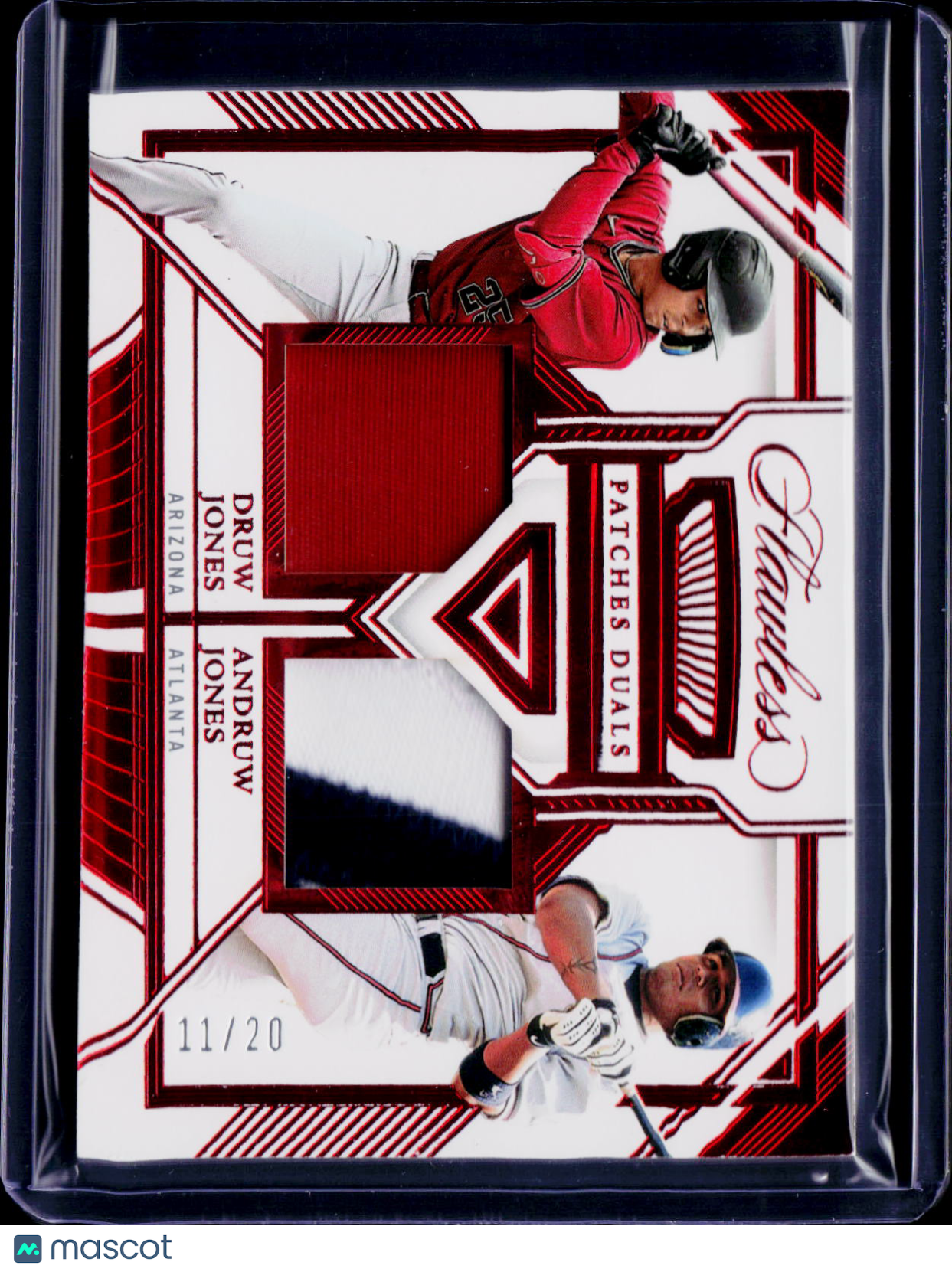 2022 Flawless Druw Jones & Andruw Jones Dual Patch /20