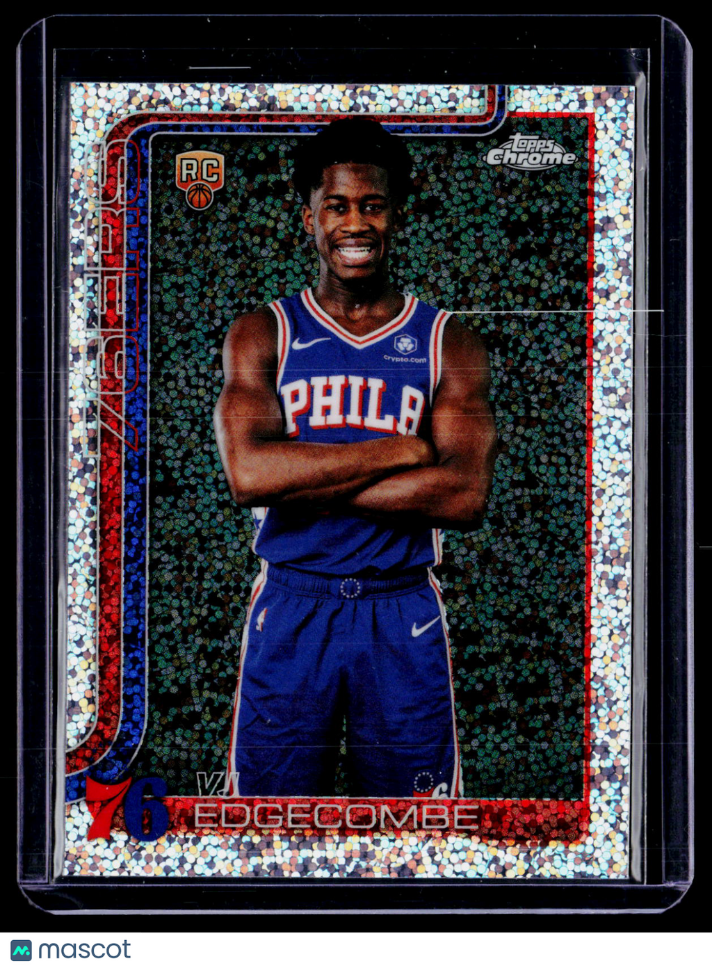 2025-26 Topps Chrome Update VJ Edgecombe Rookie Variation RC