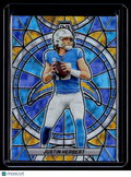 2023 Mosaic Justin Herbert Stained Glass Case Hit