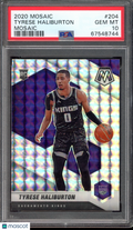 2020 Panini Mosaic Tyrese Haliburton #204 PSA 10