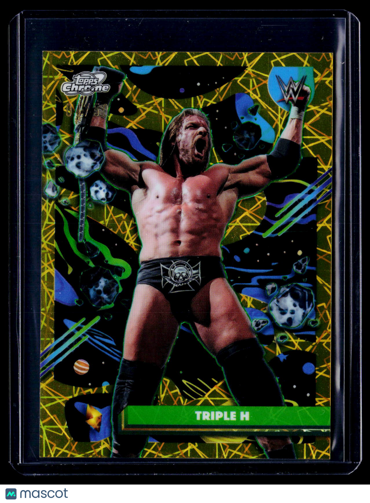 2026 Topps Chrome Cosmic Triple H Gold Lazer 4/50