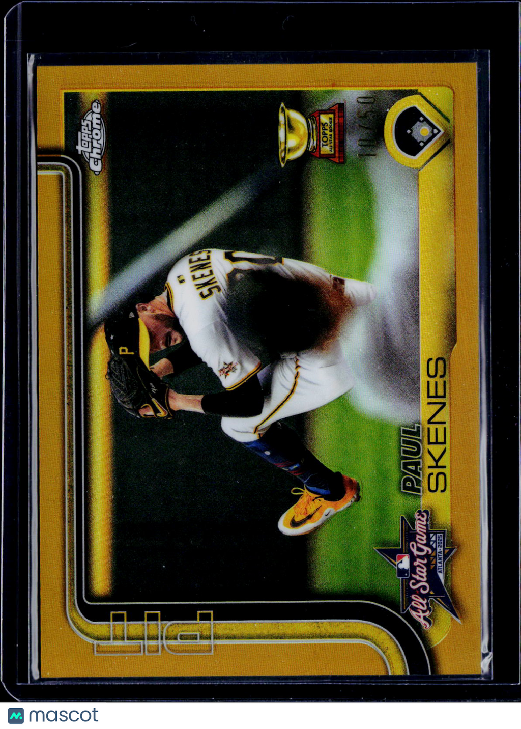 2025 Topps Chrome All Star Game Paul Skenes Gold 10/50