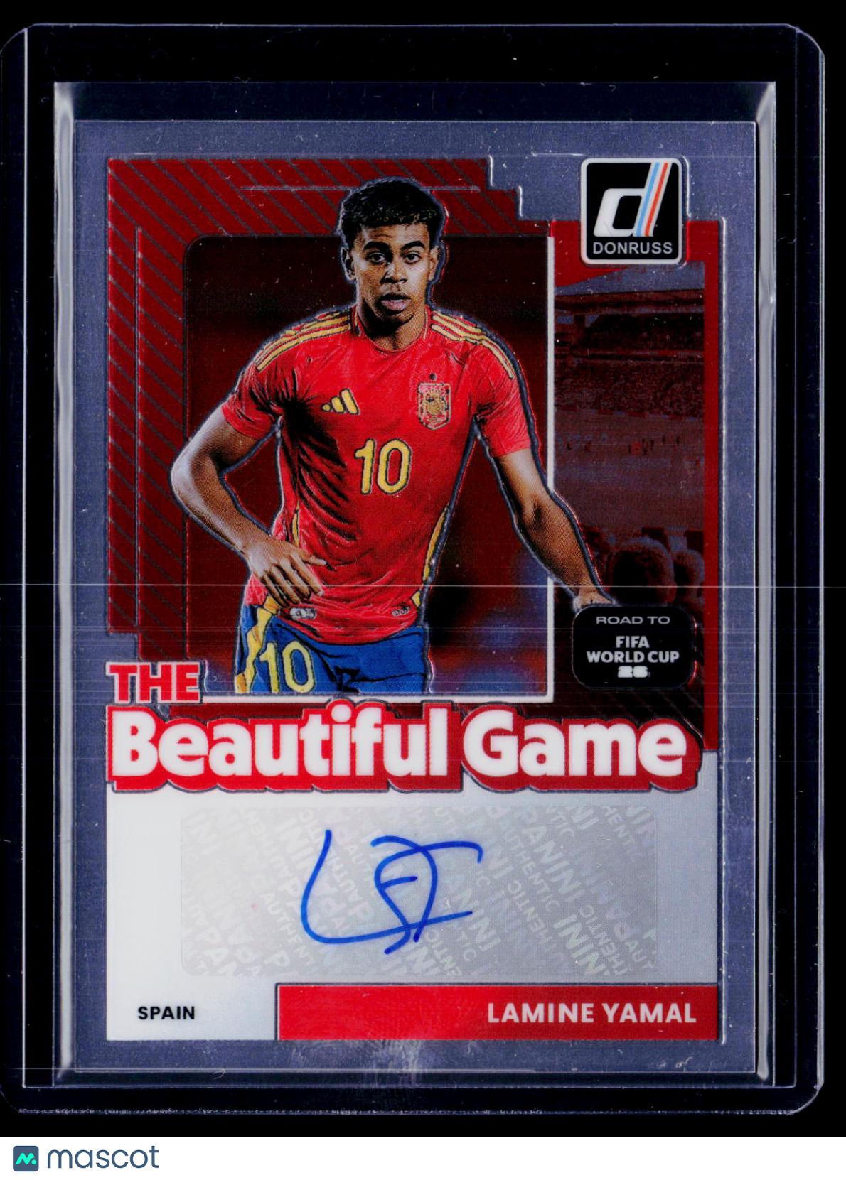 2025-26 Donruss Road To The World Cup Lamine Yamal Auto