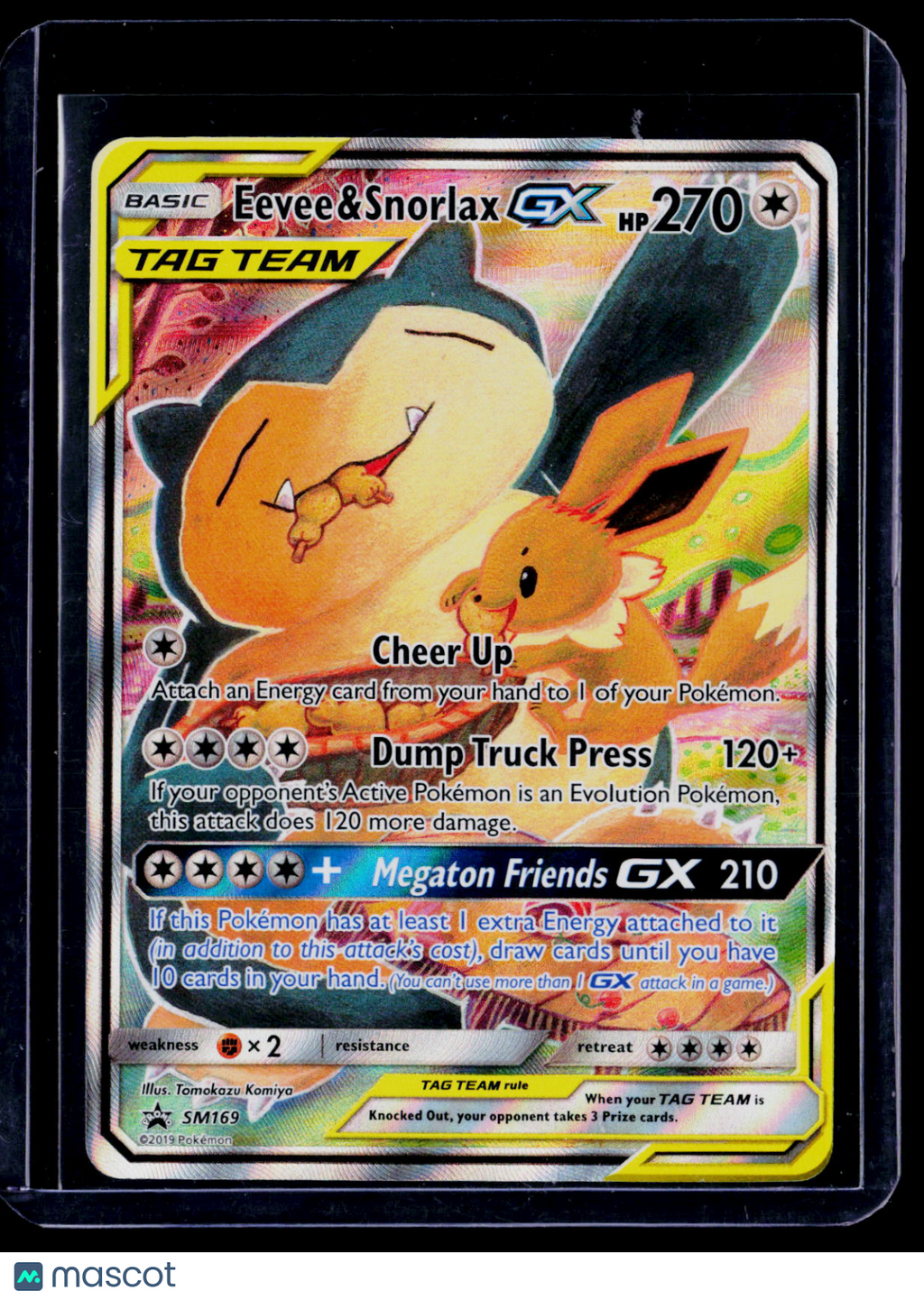 Eevee & Snorlax Gx Black Star Promo