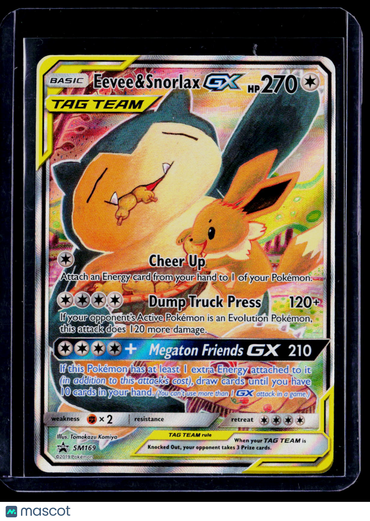 Eevee & Snorlax Gx Black Star Promo