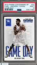 2015 Contenders Draft Picks Karl-Anthony Towns Rookie PSA 9 RC