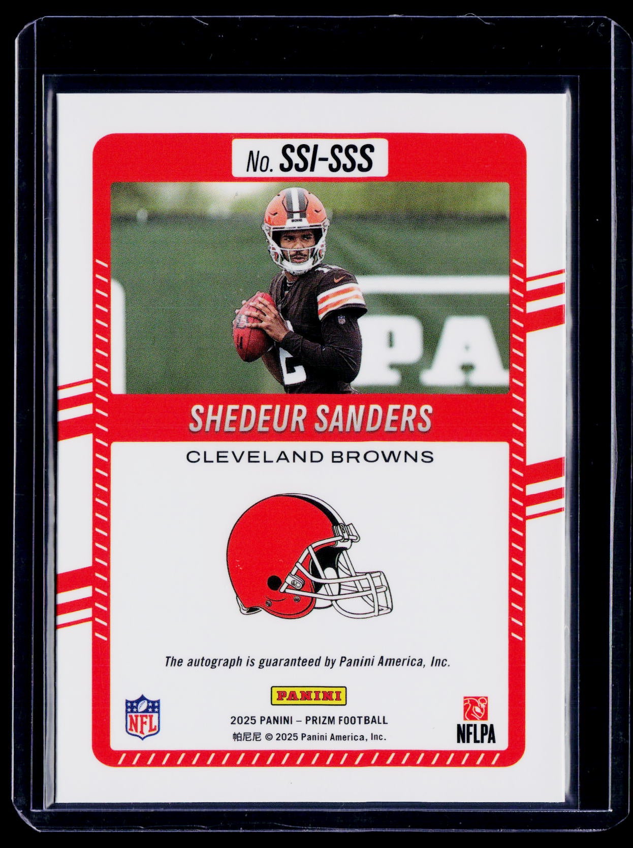 2025 Prizm Shedeur Sanders Rookie Significant Signatures Auto RC