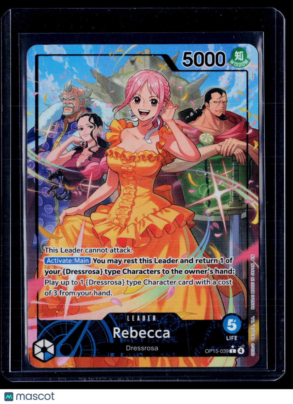 One Piece Rebecca Alternate Leader OP15-039